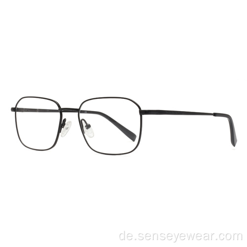 Square Unisex Titanium optische Brille Rahmen Brillen